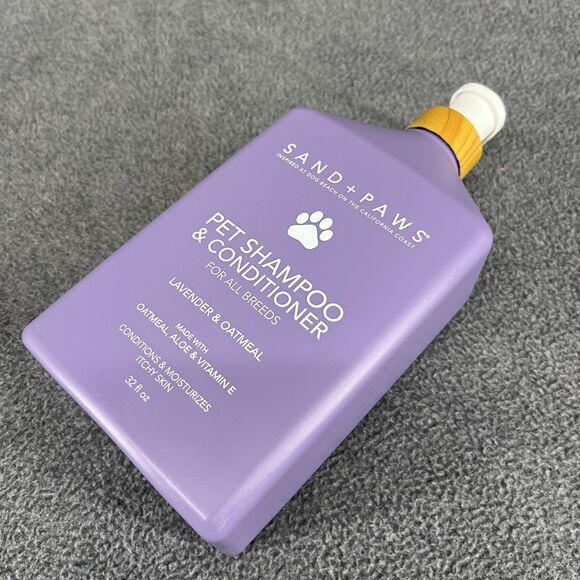 2x‎ Sand + Paws Lavender Oatmeal Pet Shampoo & Conditioner 32 fl oz - Picture 5 of 8